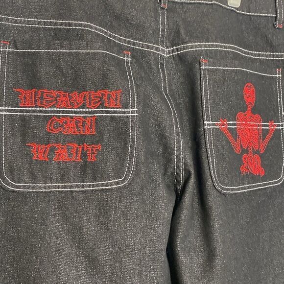 Heaven Can Wait Men’s Dark Wash Jeans Size 35 NWOT - Picture 3 of 4